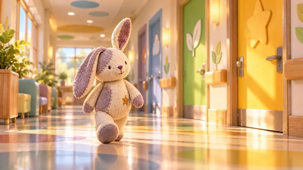 Escena de la historia: Su compañero recorre el hospital antes que él.